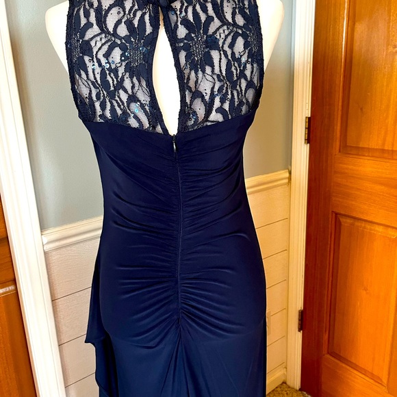 Scarlett Dresses & Skirts - Scarlett Formal Navy Blue Floor Length Size 8P Military Ball Dress